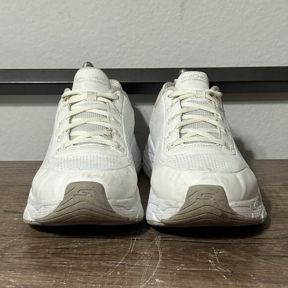 Skechers Max Cushioning Elite Step Up Women’s Walking Shoes Size 9 White (Wide) - Picture 2 of 8